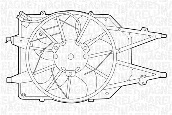 MAGNETI MARELLI Tuuletin, moottorin jäähdytys 069422311010